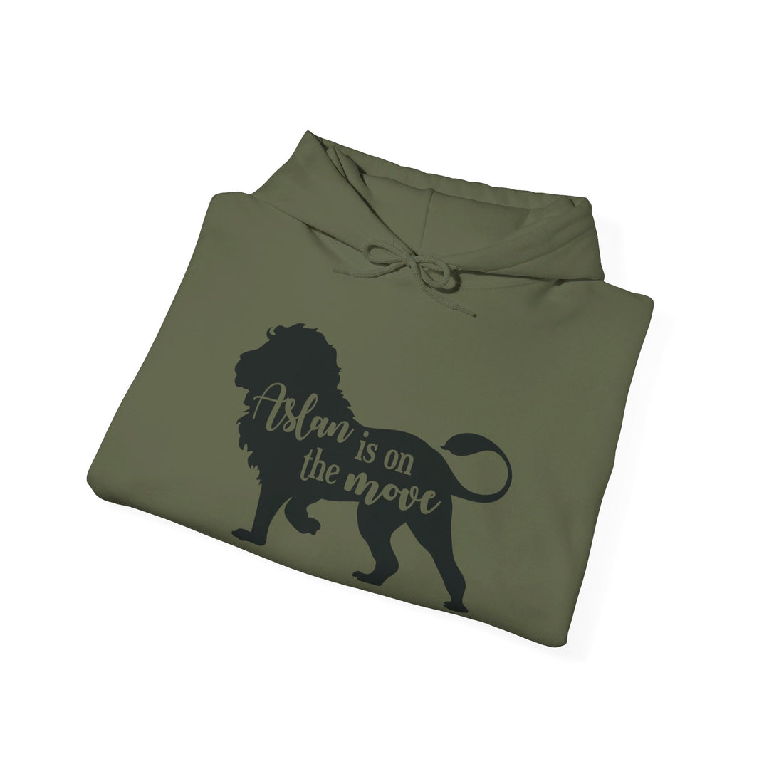 Aslan Is On The Move Hoodie Hoodie   