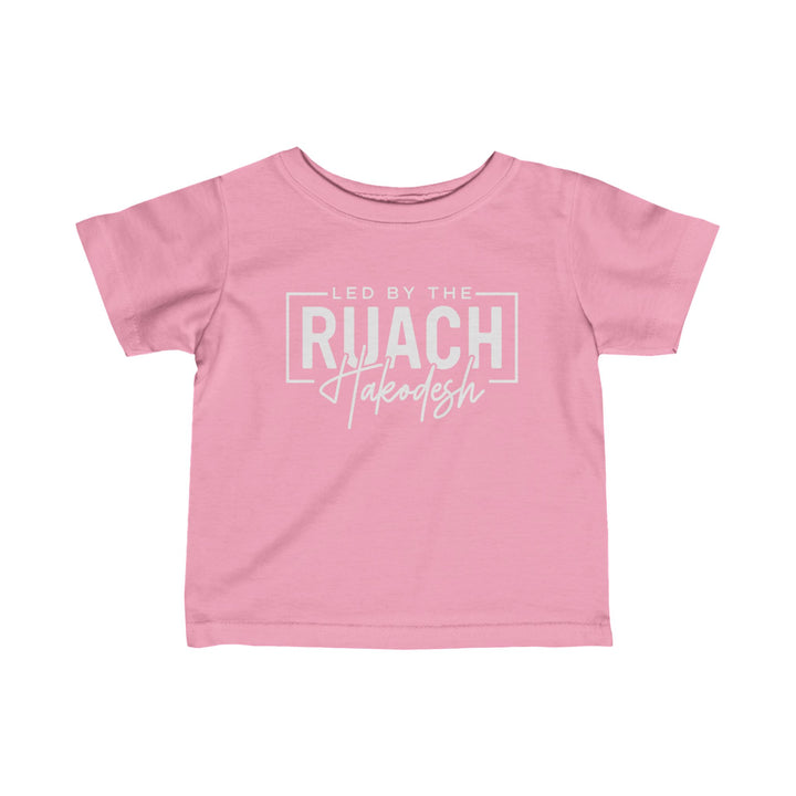 Led By The Ruach Hakodesh Baby Tee Kids clothes Pink 6M 