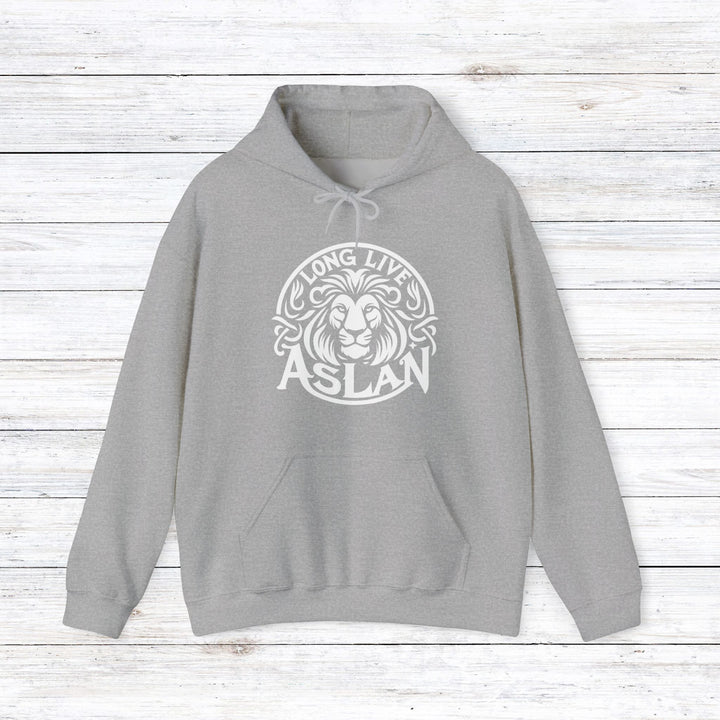 Long Live Aslan Hoodie Hoodie Sport Grey S 