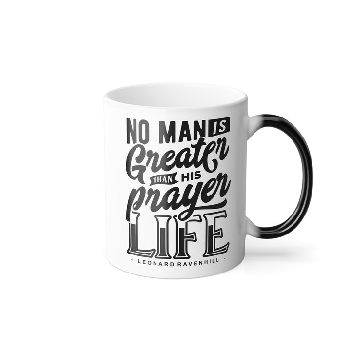 Christian Coffee Mug Prayer Life Color Morphing Mug   