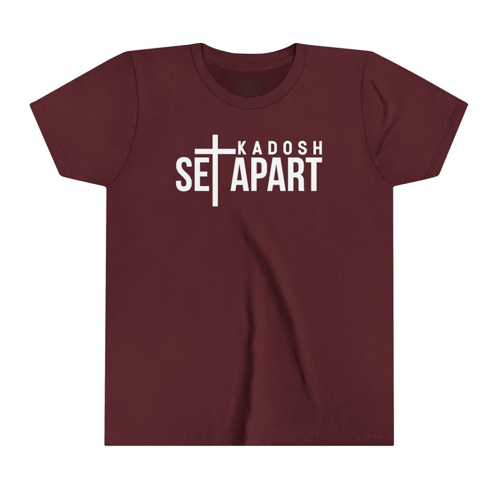 Set Apart Youth T-shirt Kids clothes Maroon S 