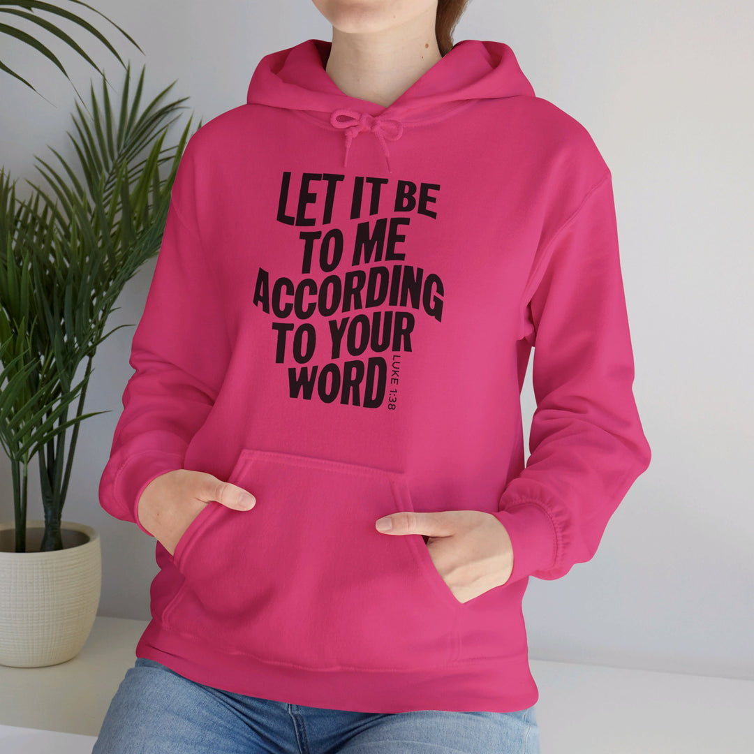 According To Your Word Hoodie Hoodie   