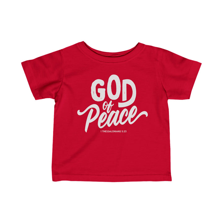 God of Peace Baby Tee Kids clothes Red 6M 