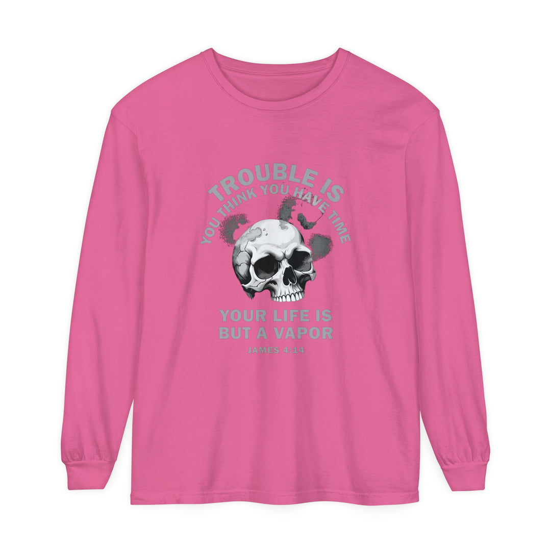 Life Is Vapor Long Sleeve Shirt Long-sleeve Crunchberry S 