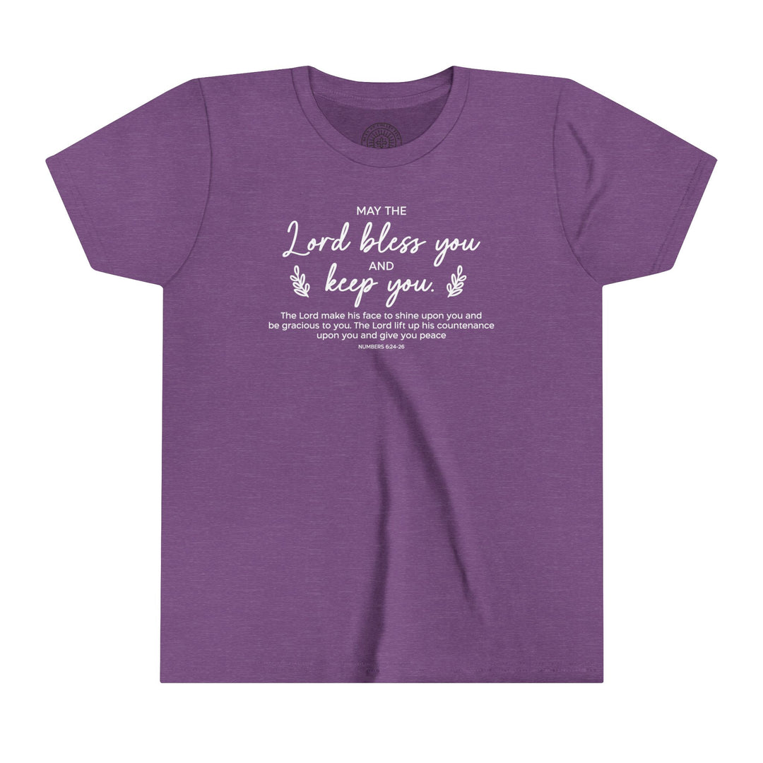 Bless and Keep You Youth T-shirt Kids clothes Heather Team Purple S 