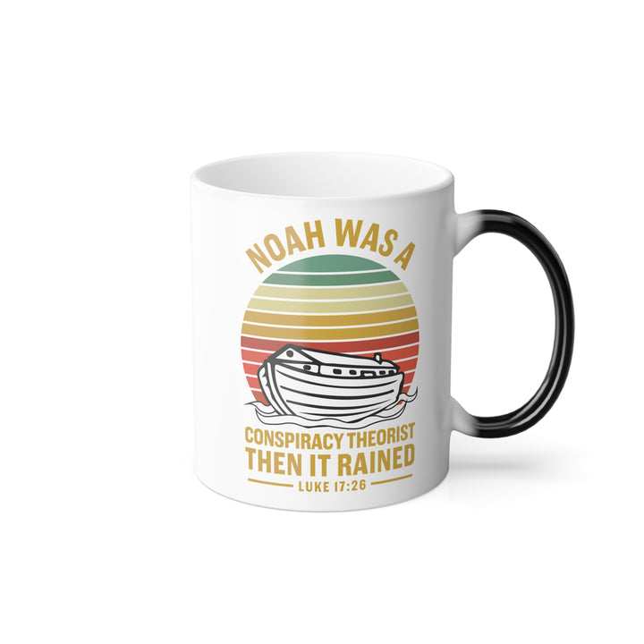 Christian Coffee Mug Noah Conspiracy Color Morphing Mug   