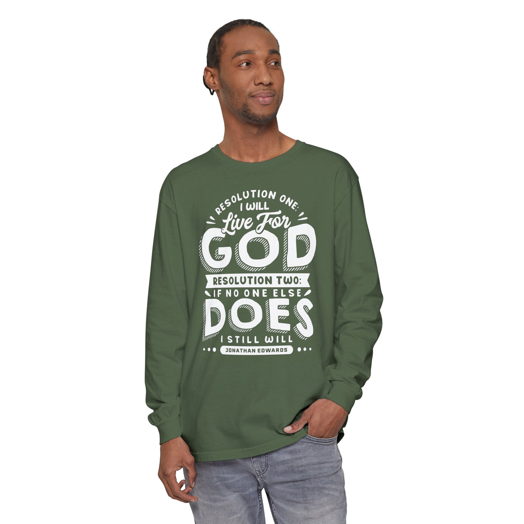 Live For God Long Sleeve Shirt Long-sleeve   