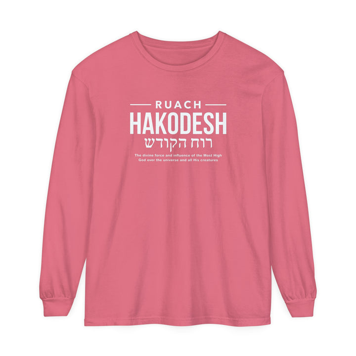 Ruach Hakodesh Divine Force Long Sleeve Shirt Long-sleeve Watermelon S 