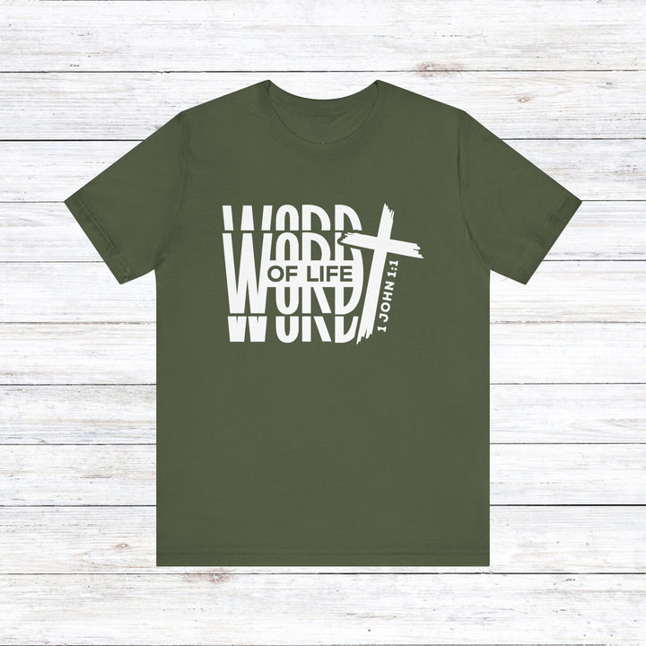 Word of Life Unisex T-Shirt T-Shirt Military Green S 