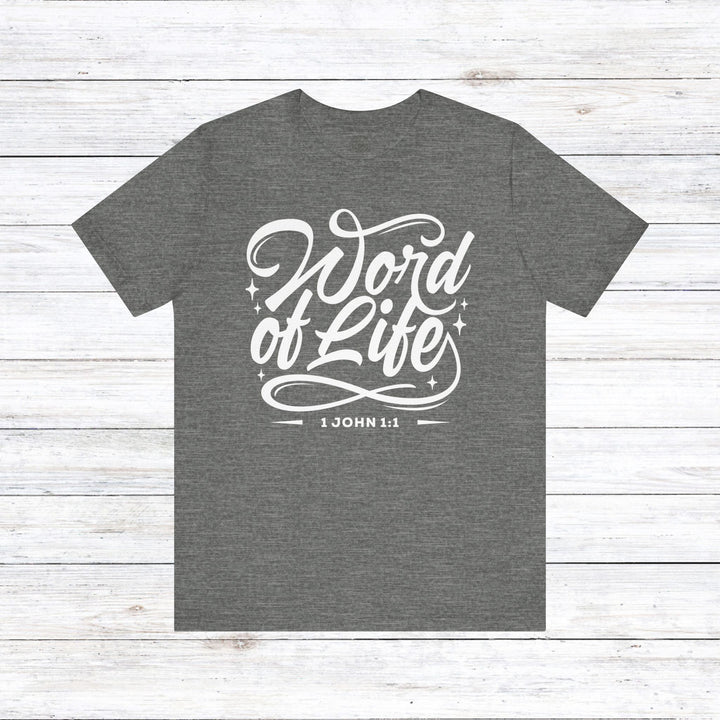 Word of Life Unisex T-Shirt T-Shirt Deep Heather S 