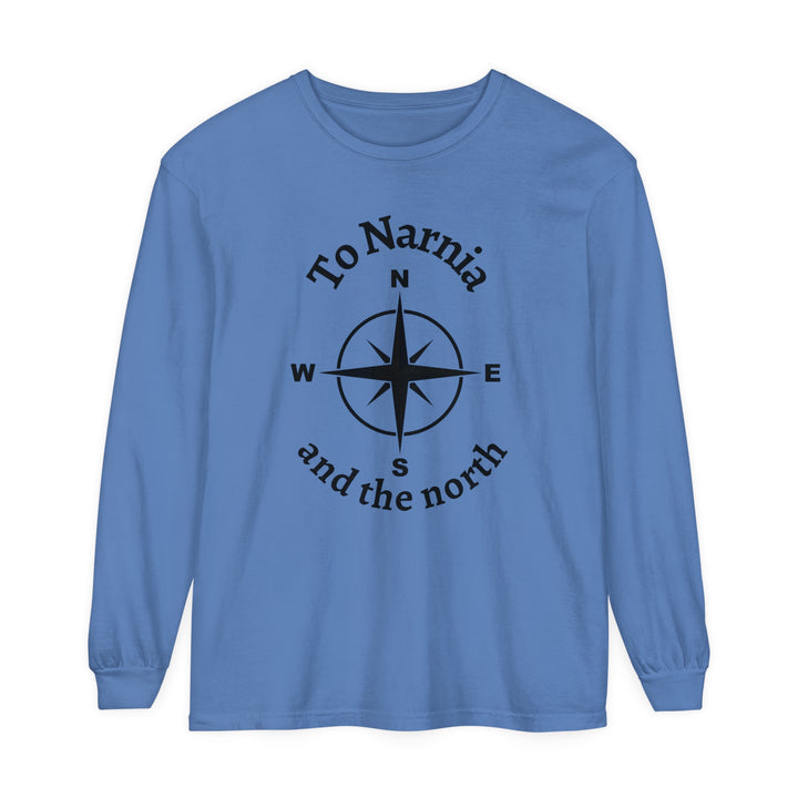 To Narnia Long Sleeve Shirt Long-sleeve Flo Blue S 