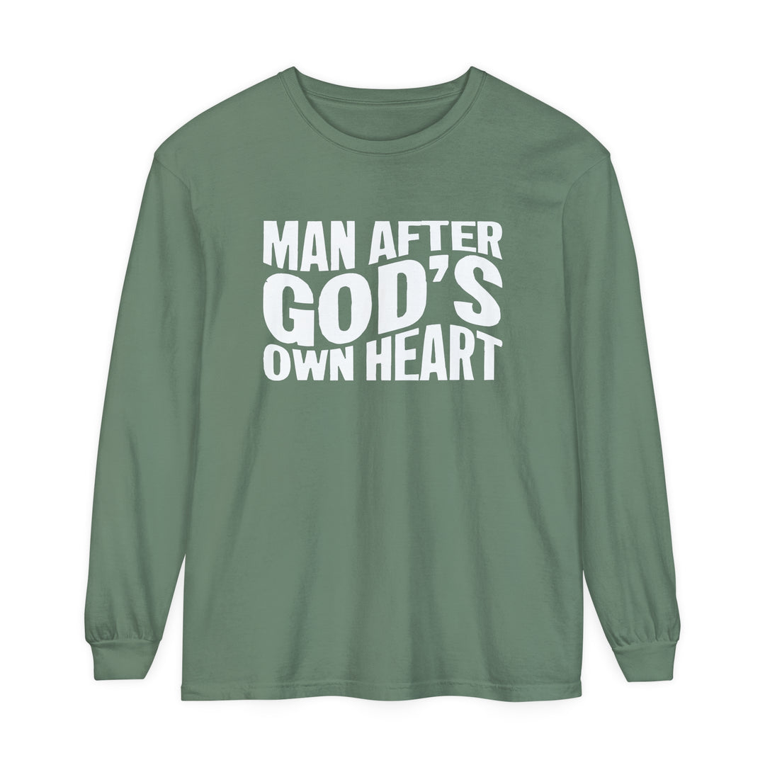 Man After God's Heart Long Sleeve Shirt Long-sleeve Light Green S 