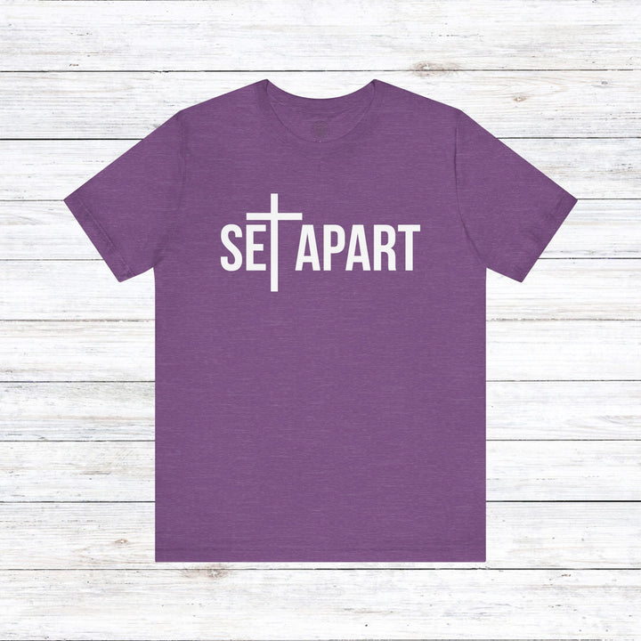 Set Apart Unisex T-Shirt T-Shirt Heather Team Purple S 