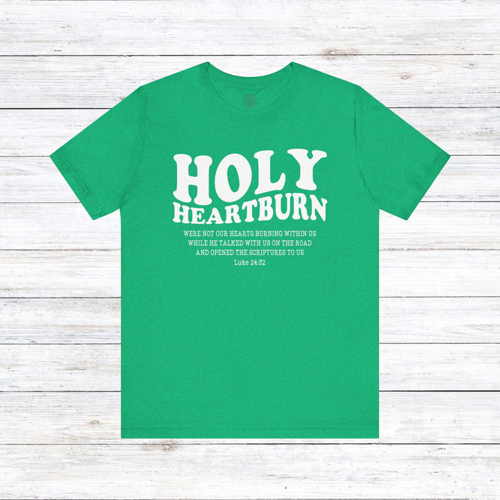 Holy Heartburn Unisex T-Shirt T-Shirt Heather Kelly S 