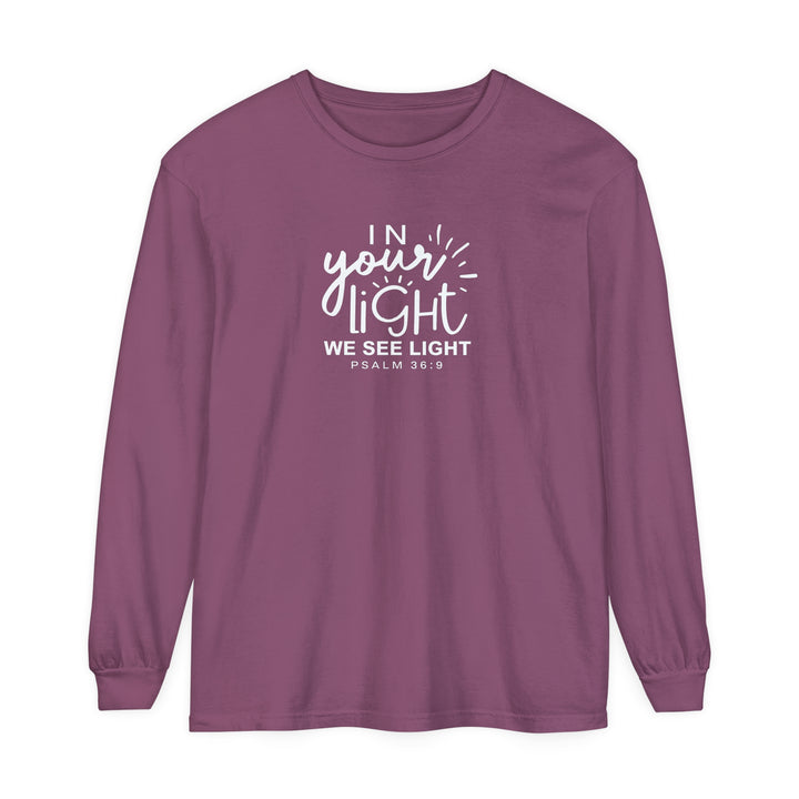 In Your Light Long Sleeve Shirt Long-sleeve Berry S 