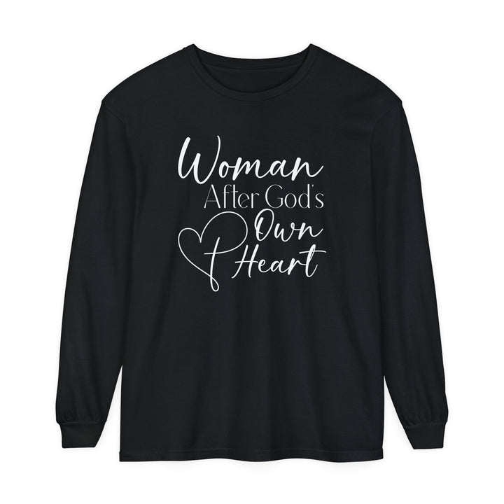 Woman After God Long Sleeve Shirt Long-sleeve Black S 