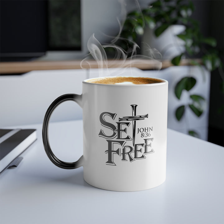 Christian Coffee Mug Set Free Color Morphing Mug   