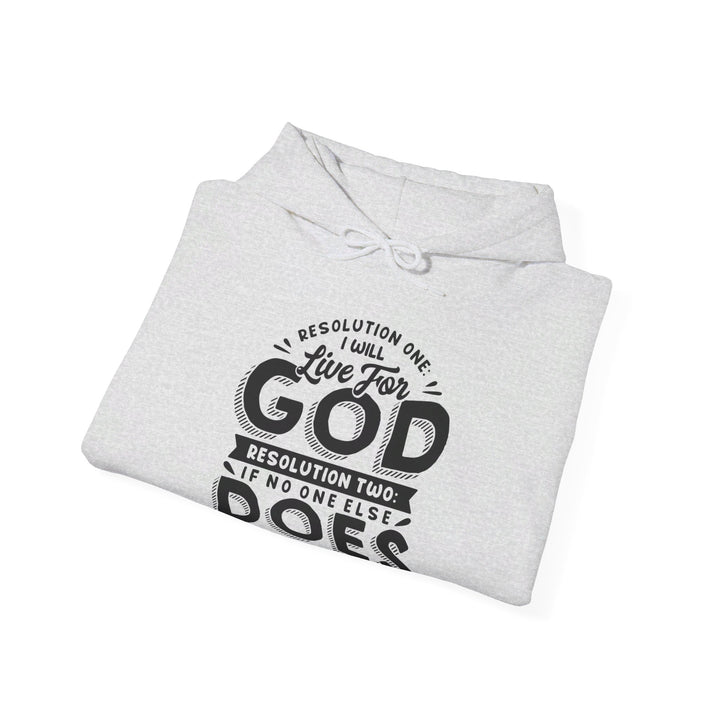 Live For God (Black Print)  Hoodie Hoodie   