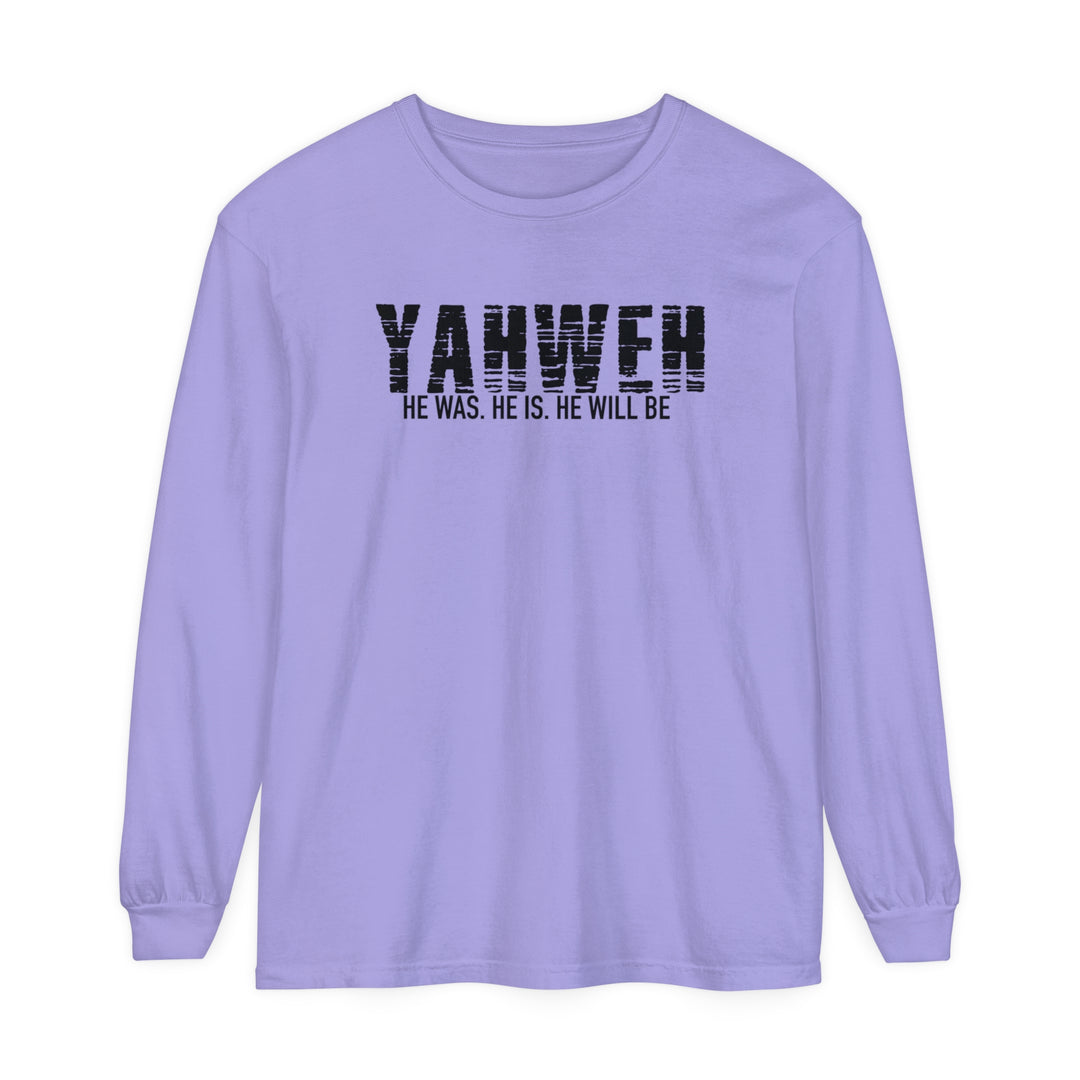 Yahweh Love Long Sleeve Shirt Long-sleeve Violet S 