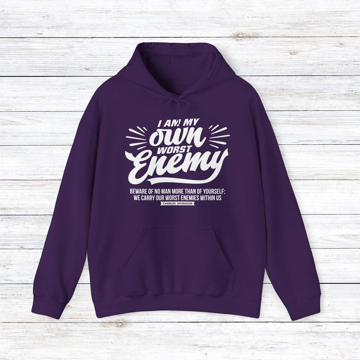 Worst Enemy Hoodie Hoodie Purple S 