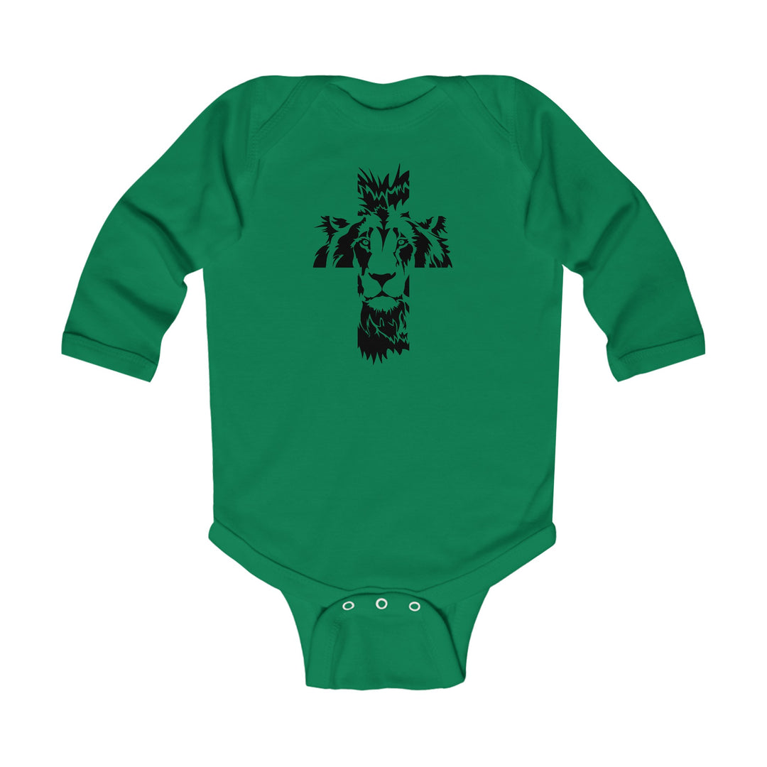 Aslan Cross Infant Long Sleeve Bodysuit Kids clothes Kelly NB (0-3M) 