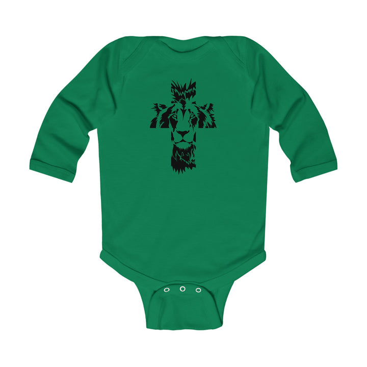 Aslan Cross Infant Long Sleeve Bodysuit Kids clothes Kelly NB (0-3M) 