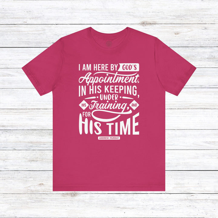 His Time Unisex T-Shirt T-Shirt Berry S 