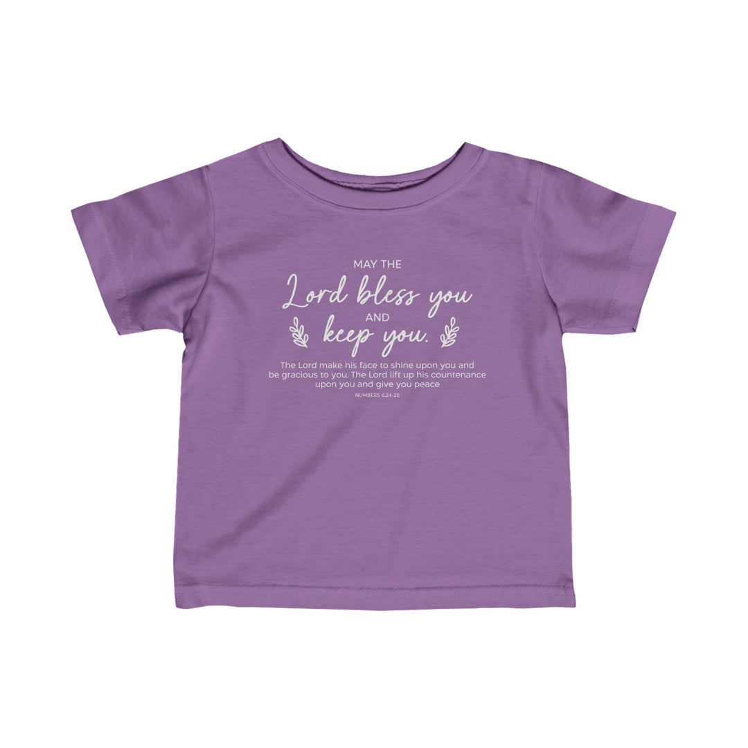 Bless And Keep You Baby  Tee Kids clothes Lavender 6M 