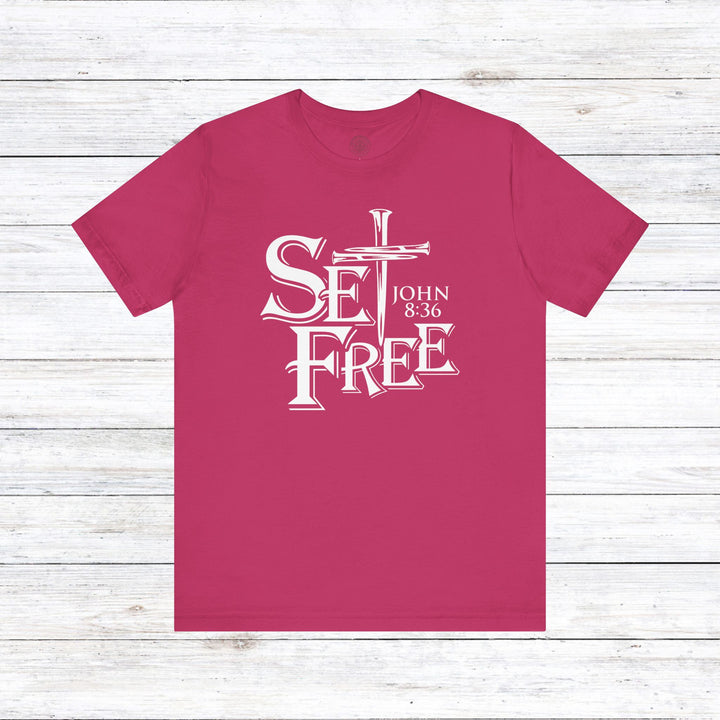 Set Free Unisex T-Shirt T-Shirt Berry S 