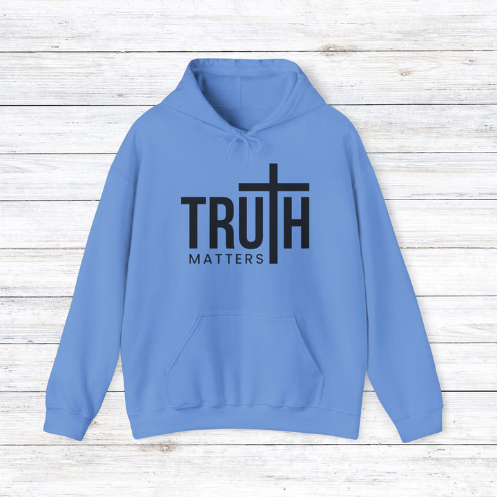 Truth Matters Hoodie Hoodie Carolina Blue S 