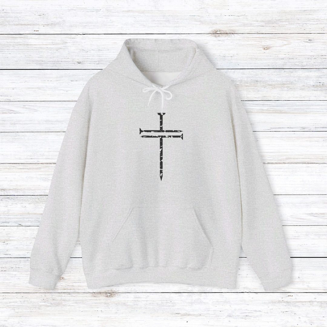 Cross Nails Hoodie Hoodie Ash S 