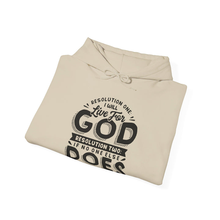 Live For God (Black Print)  Hoodie Hoodie   