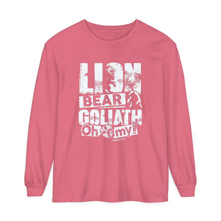 Lion Bear Goliath Long Sleeve Shirt Long-sleeve Watermelon S 