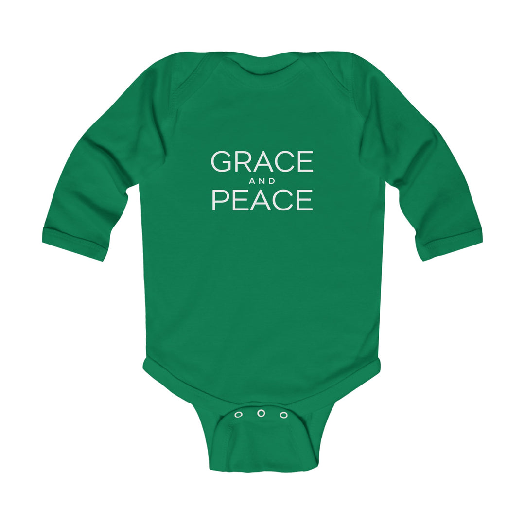 Grace and Peace Infant Long Sleeve Bodysuit Kids clothes Kelly NB (0-3M) 