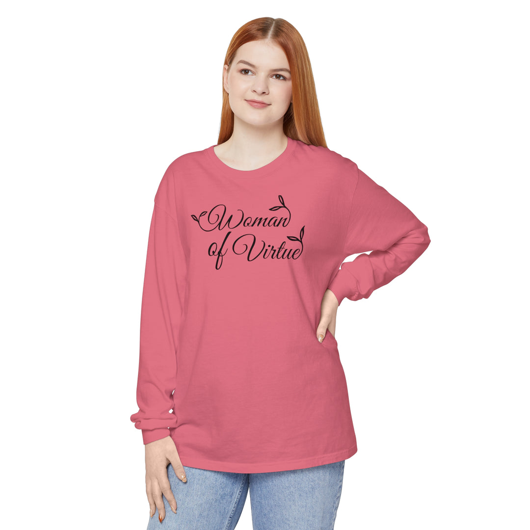 Woman of Virtue Long Sleeve Shirt Long-sleeve Watermelon S 