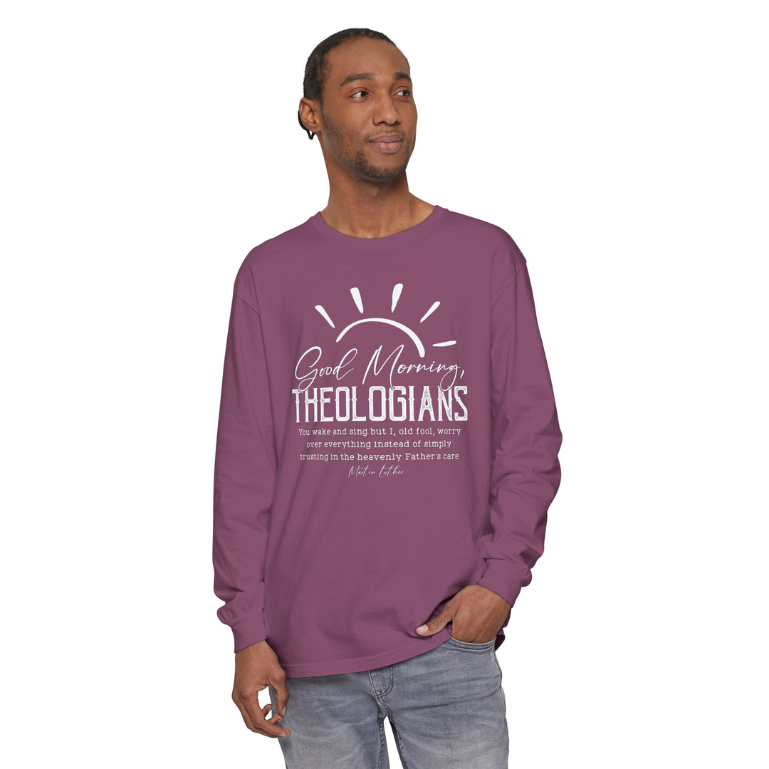 Good Morning Theologians Long Sleeve Shirt Long-sleeve   