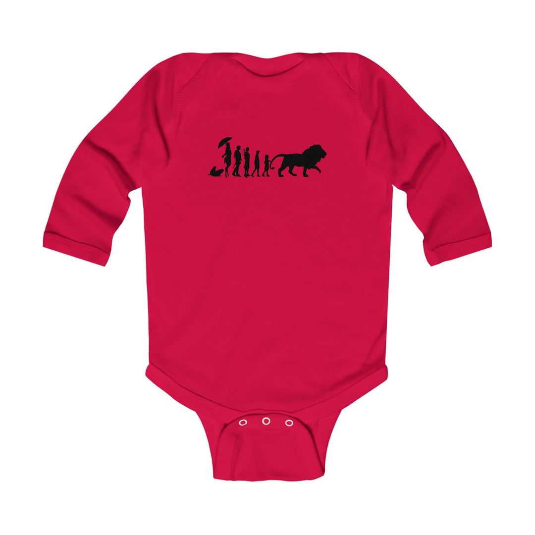 Narnia Friends Infant Long Sleeve Bodysuit Kids clothes Red NB (0-3M) 