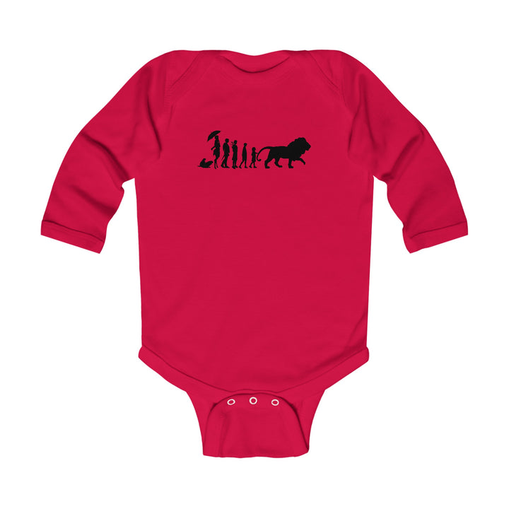 Narnia Friends Infant Long Sleeve Bodysuit Kids clothes Red NB (0-3M) 