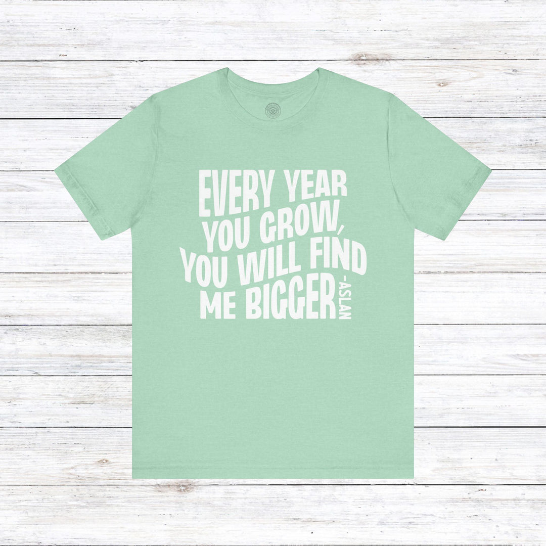 Every Year You Grow Unisex T-Shirt T-Shirt Heather Mint M 