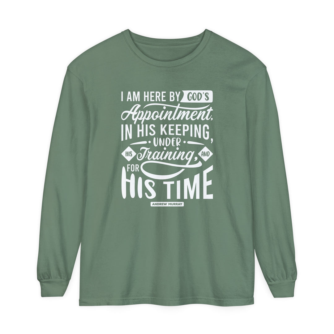 His Time Long Sleeve Shirt Long-sleeve Light Green S 