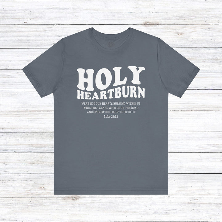 Holy Heartburn Unisex T-Shirt T-Shirt Steel Blue S 