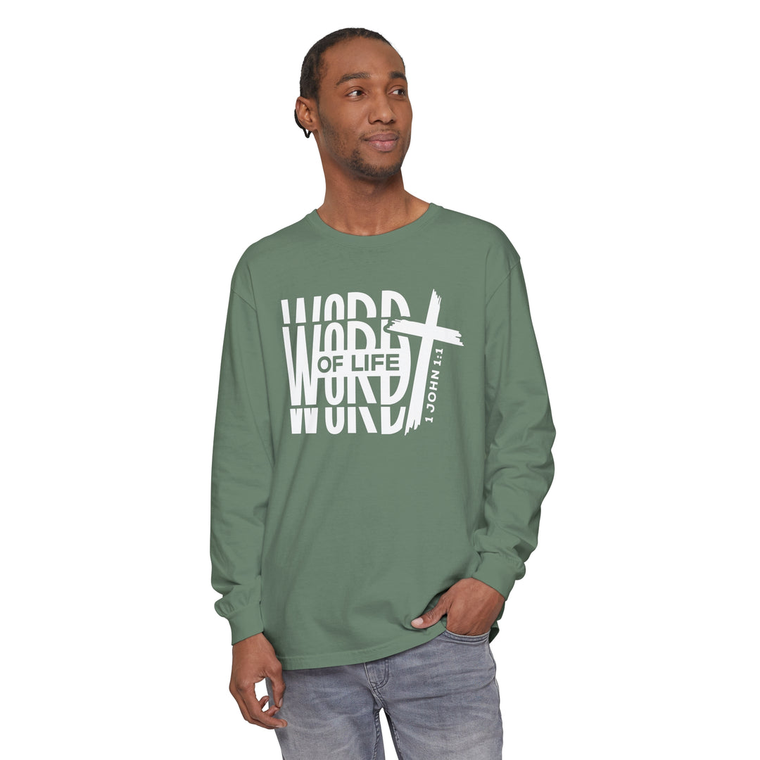 Word of Life Cross Long Sleeve Shirt Long-sleeve   