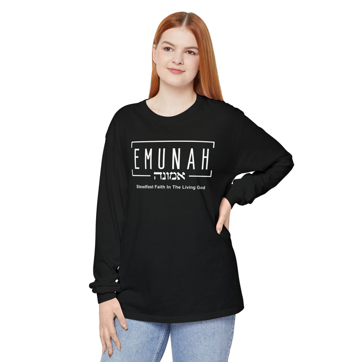 Emunah Steadfast Faith Long Sleeve Shirt Long-sleeve   