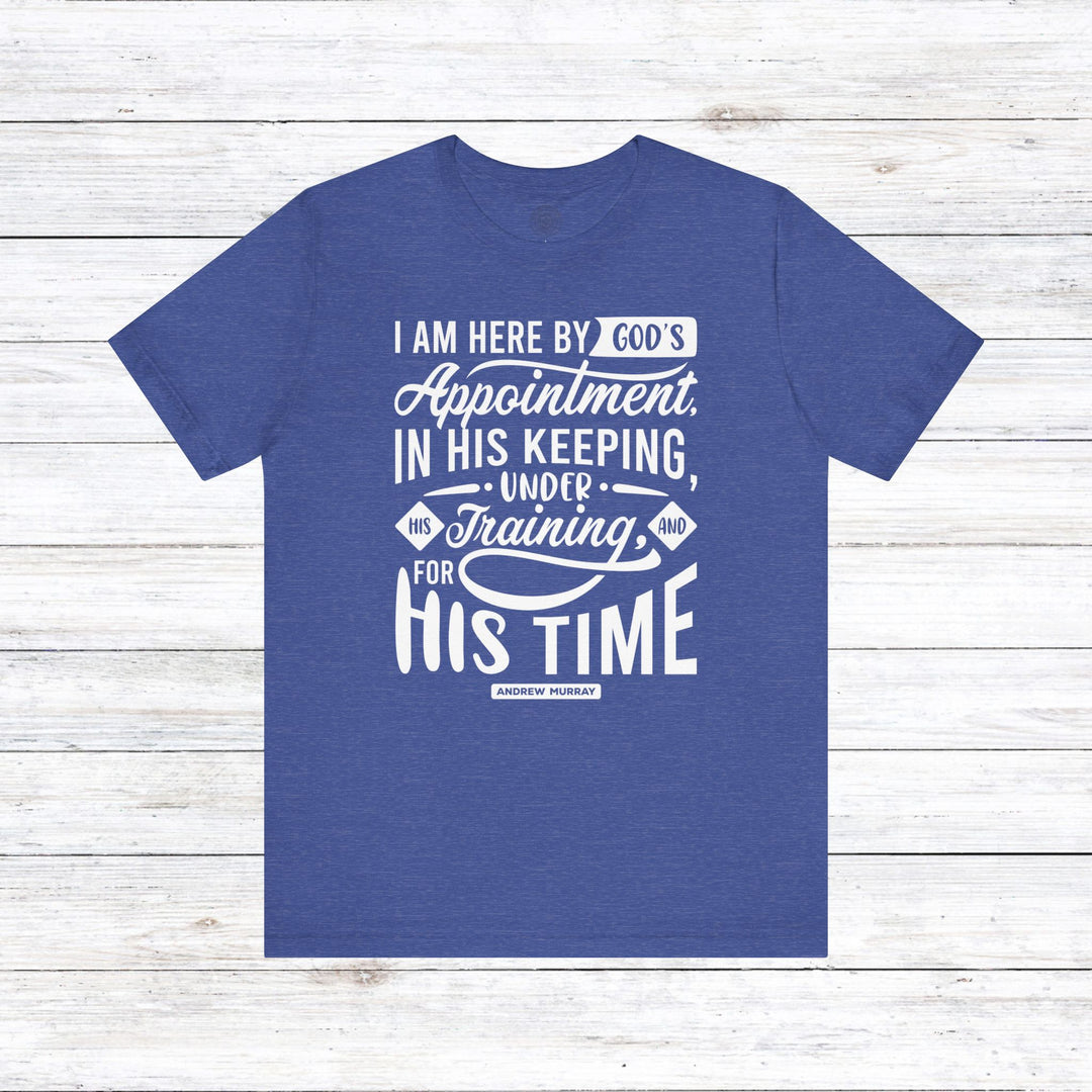 His Time Unisex T-Shirt T-Shirt Heather True Royal S 