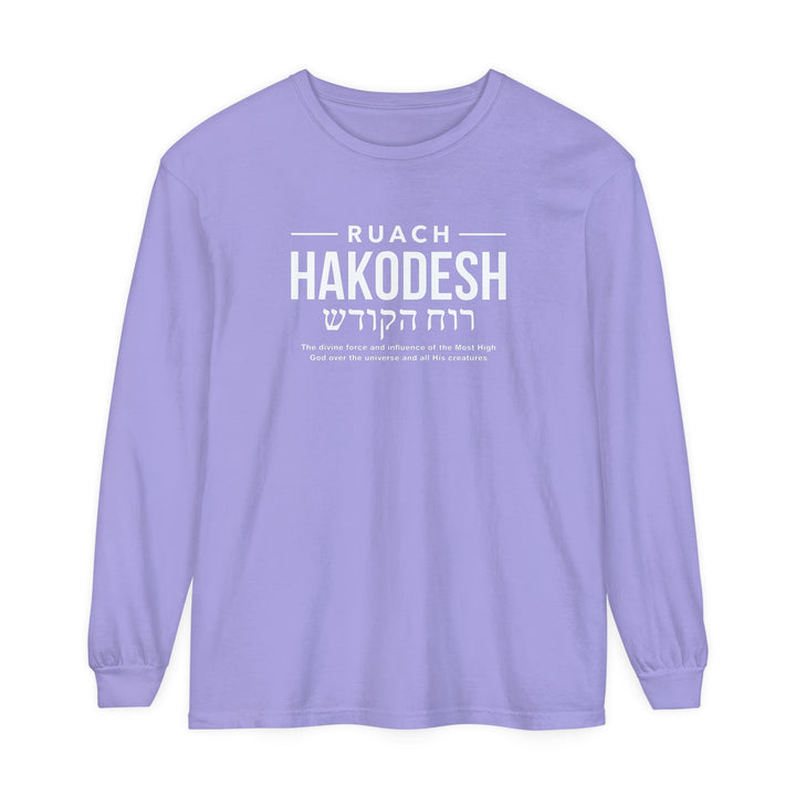 Ruach Hakodesh Divine Force Long Sleeve Shirt Long-sleeve Violet S 