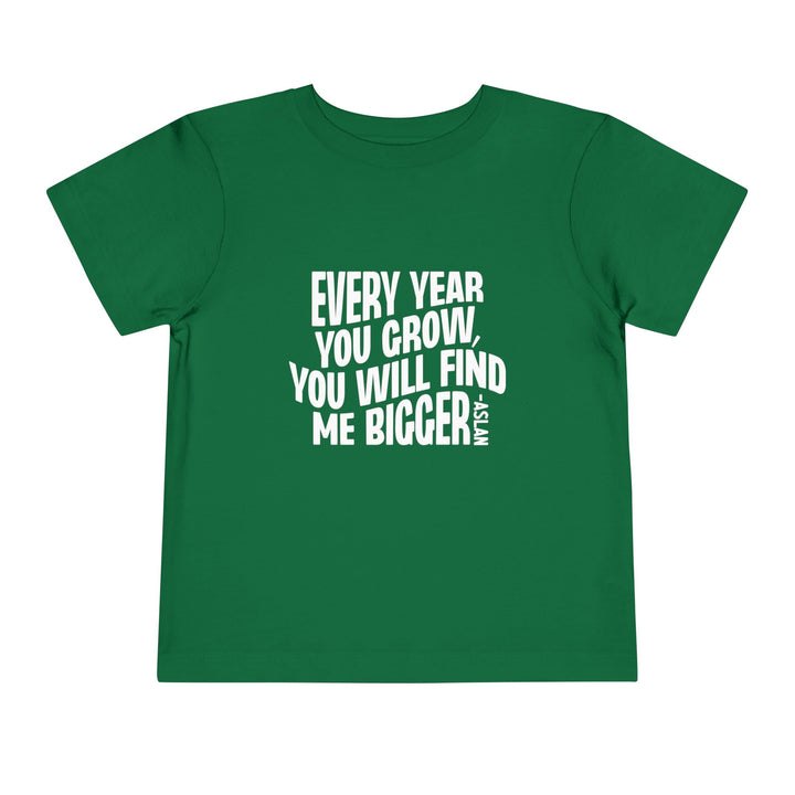 Every Year You Grow Toddler Tee Kids clothes Kelly 2T 