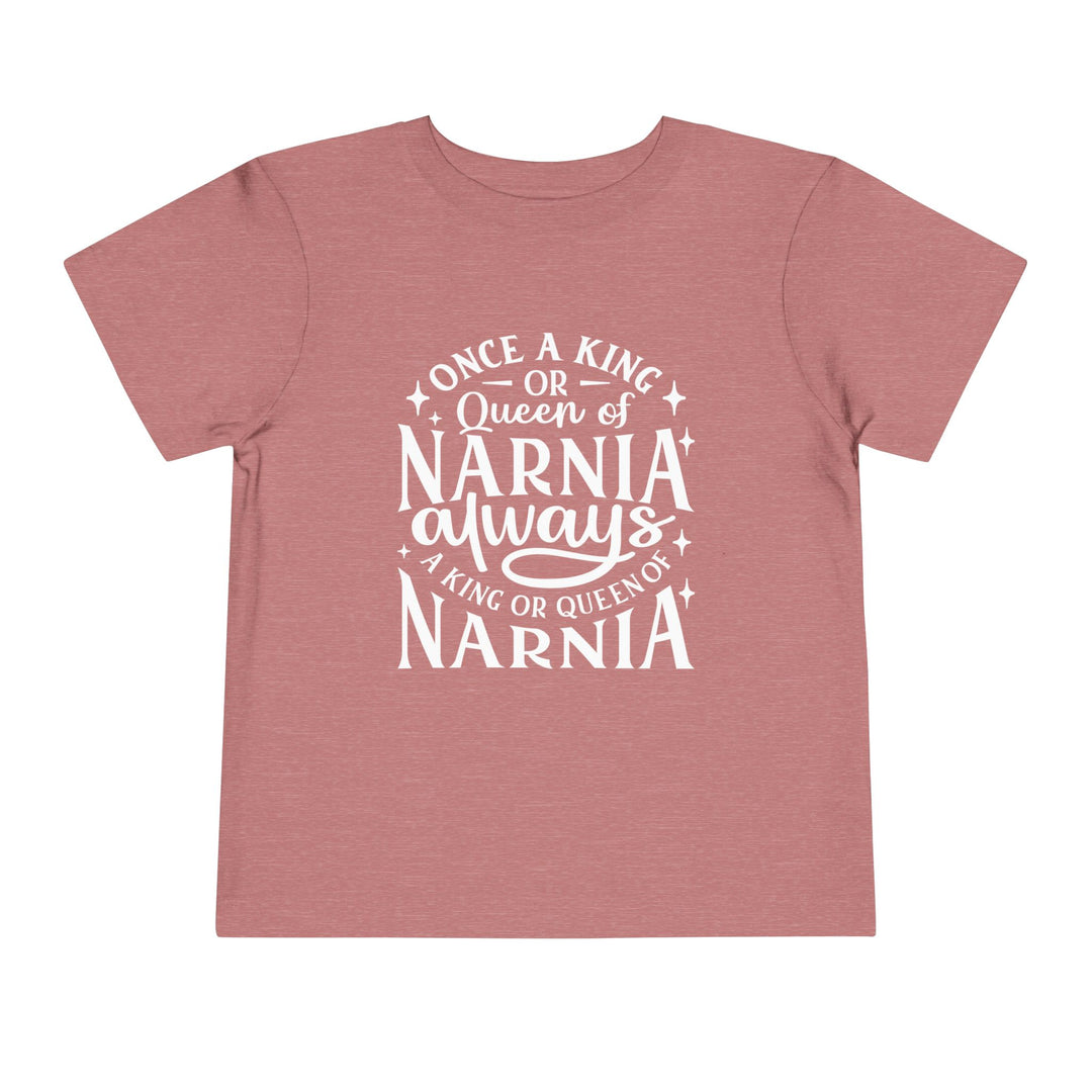 King or Queen Narnia Toddler Tee Kids clothes Heather Mauve 2T 