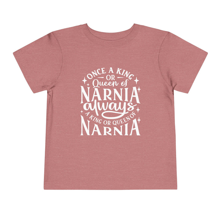 King or Queen Narnia Toddler Tee Kids clothes Heather Mauve 2T 