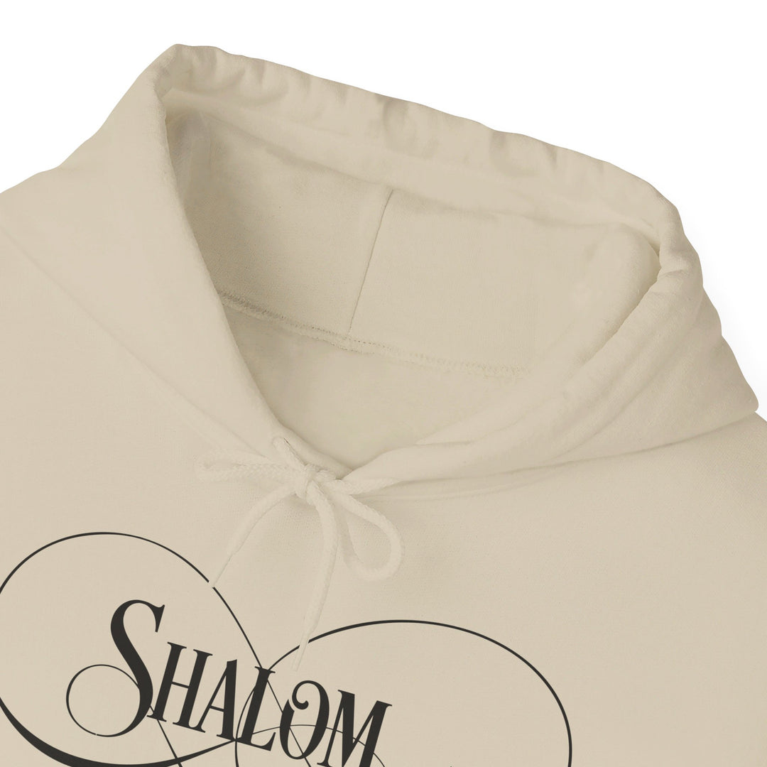 Shalom Script Hoodie Hoodie   