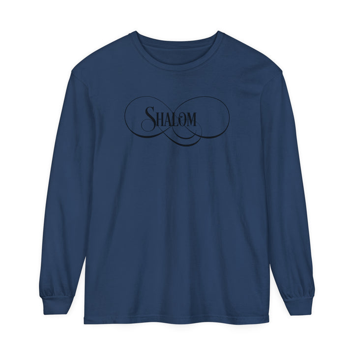 Shalom Long Sleeve Shirt Long-sleeve Midnight S 